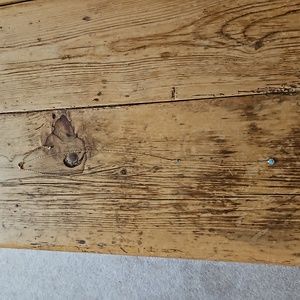 Gold and blue necklace, $10